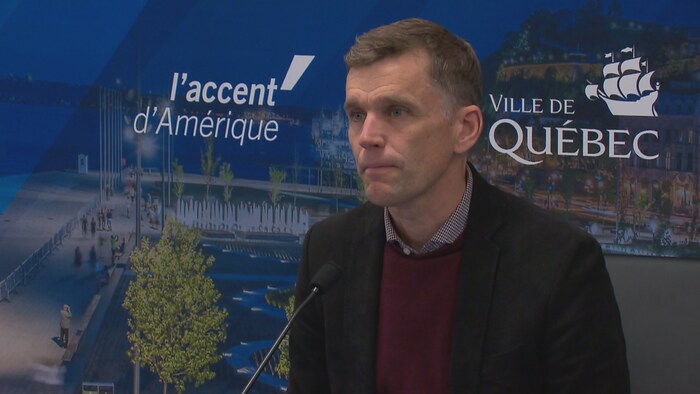 Bruno Marchand, maire de Québec.