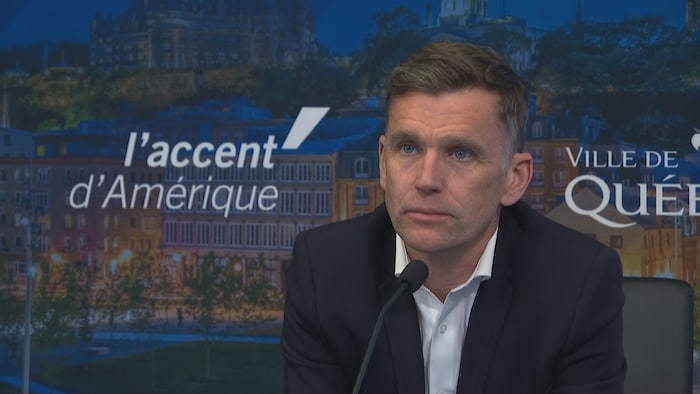 Bruno Marchand, maire de Québec.