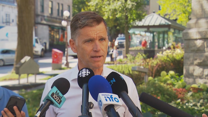Bruno Marchand, maire de Québec.