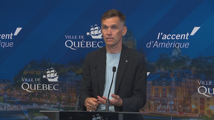 Bruno Marchand, maire de Québec.