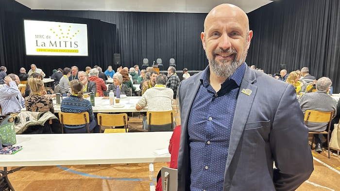 Portrait du préfet de la MRC de la Mitis, Bruno Paradis.