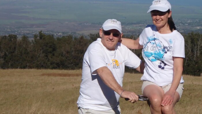 Bryan and Sandra Holgate, of Osoyoos, B.C., may have to cancel their upcoming cruise because Bryan has a mix of Pfizer and Moderna vaccine doses. His cruise line doesn't recognize people with mixed shots.