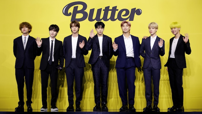 Le groupe coréen BTS.
