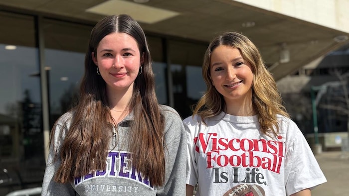 Un portrait de Caitlin Rashotte et Ella England, côte à côte.