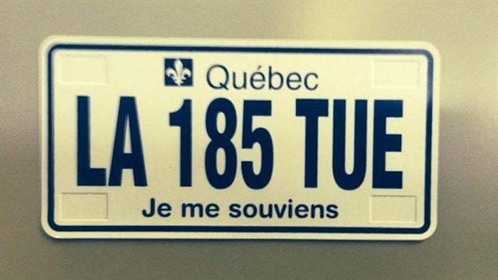 Pancarte de la campagne « La 185 tue »