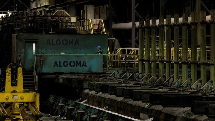 L'intérieur d'Algoma Steel.