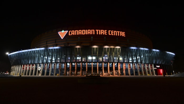 Le domicile des Sénateurs d'Ottawa, le Centre Canadian Tire.