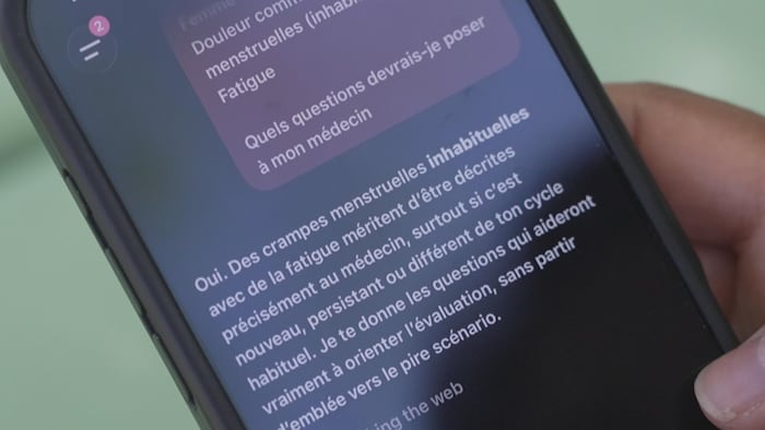 Une capture d'écran d'une conversation avec ChatGPT.