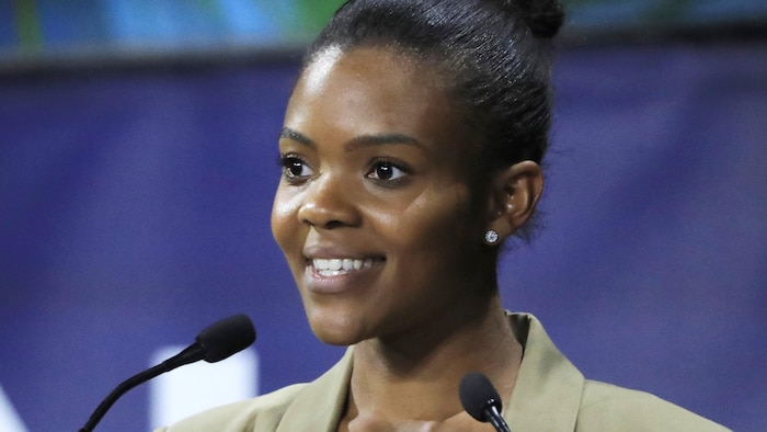 Un portrait de Candace Owens.