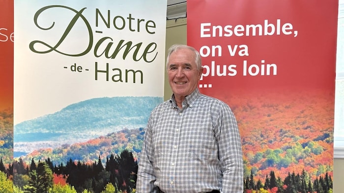 Le candidat à la mairie dans Notre-Dame-de-Ham, Yvan Cournoyer. 