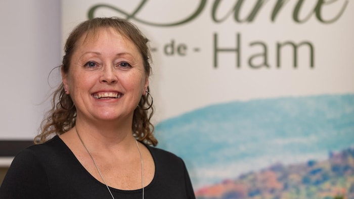 La candidate à la mairie de Notre-Dame-de-Ham, Sonia Roberge.