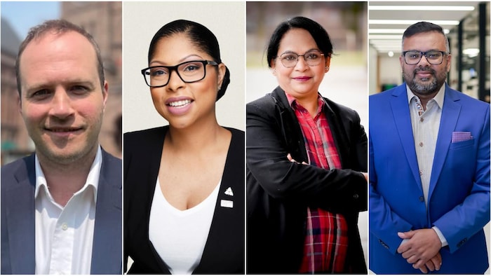 Nate Erskine-Smith, Qadira Jackson, Mahmuda Nasrin et Ahsanul Hafiz