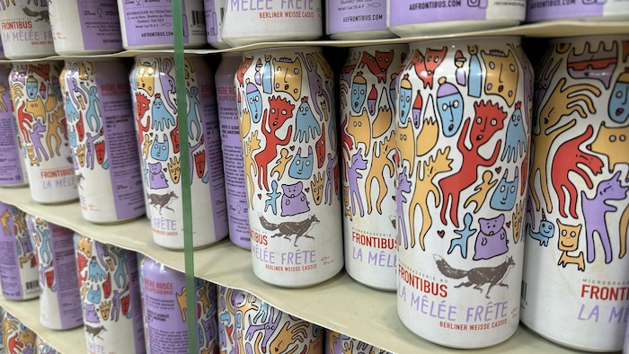 There are about twenty microbial beers in the frontibus.