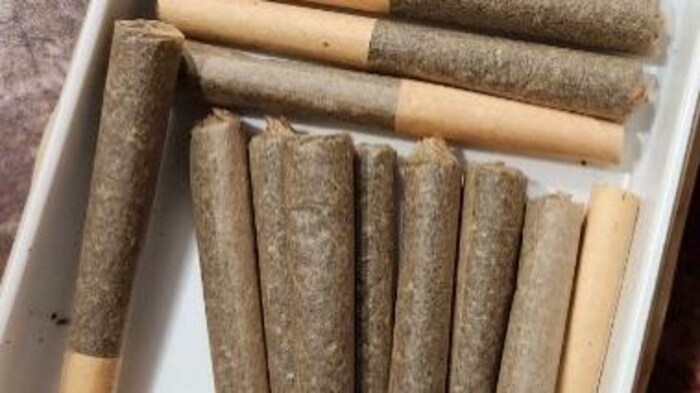 Des joints de cannabis.