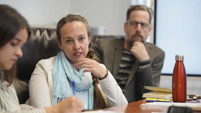 Caroline Clément est mairesse de Grandes-Piles et préfète de la MRC de Mékinac.