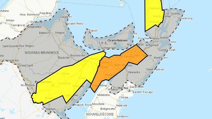 Carte des Maritimes avec section mentionnée en gris. 
