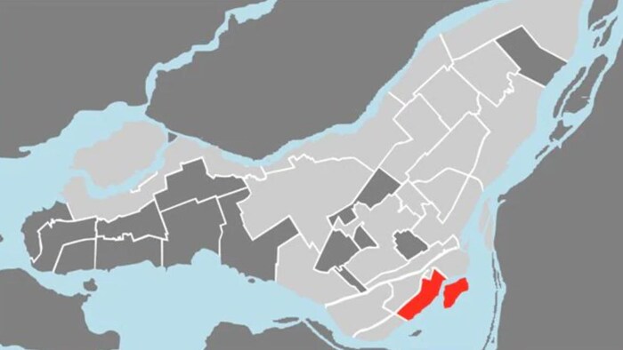 Une carte des quartiers de Montréal