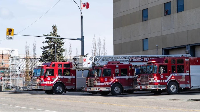Caserne de pompier à Edmonton.