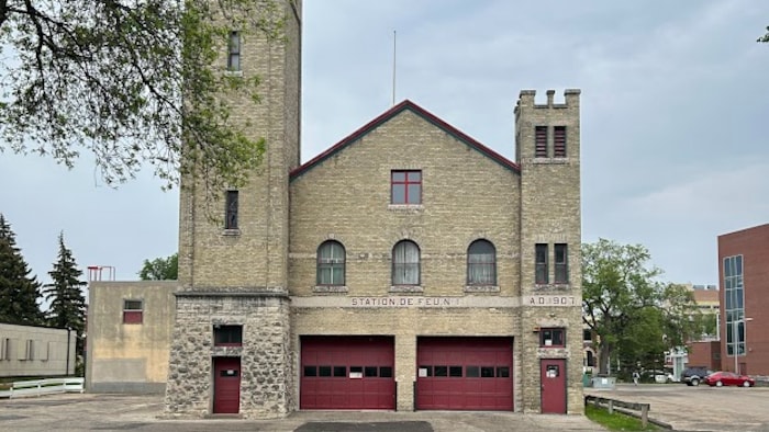 L'ancienne caserne de pompiers de Saint-Boniface, le 27 mai 2023.