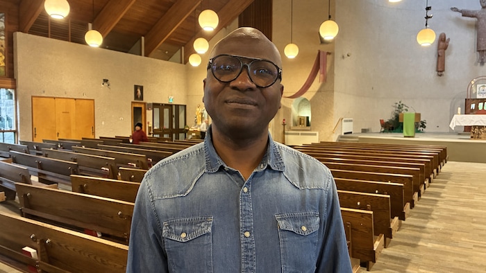 Le paroissien Alban Oswald N’Goumbo Bi Gnaminy.