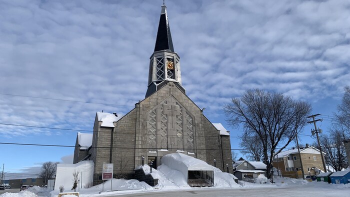 Une église.