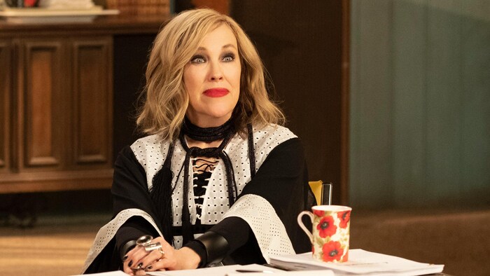 Catherine O'Hara a incarné la matriarche Moira Rose dans la série comique «Schitt's Creek». (Photo d'archives)