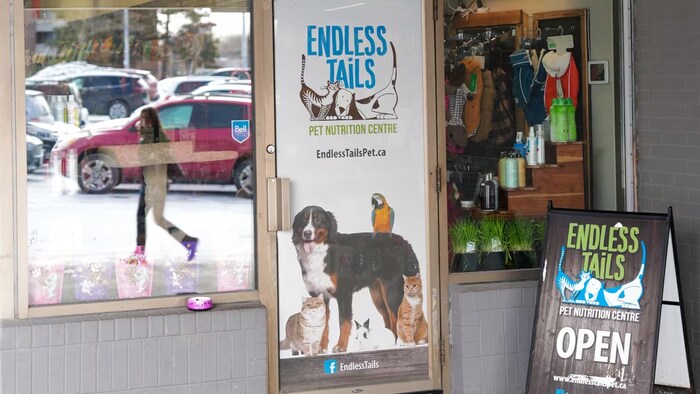 Une image de la façade de la boutique.