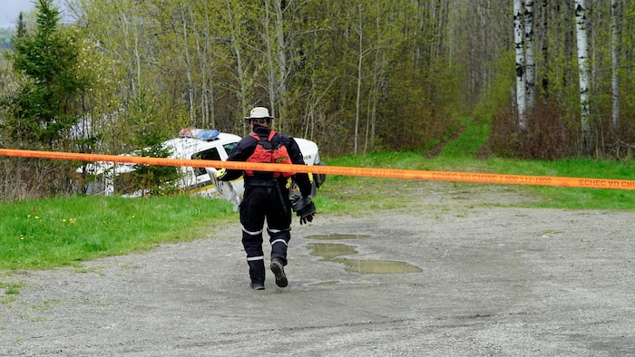 Un policier sur le terrain.