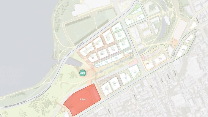 Une carte des plaines LeBreton.