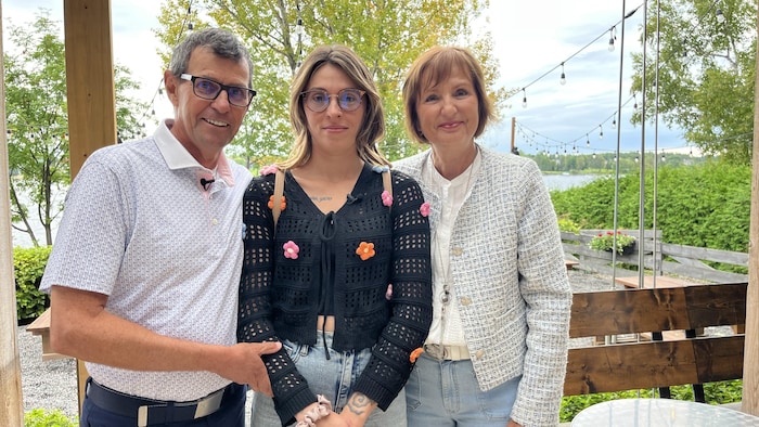 Rémi Jean, Marylee St-Pierre et Diane Picard.