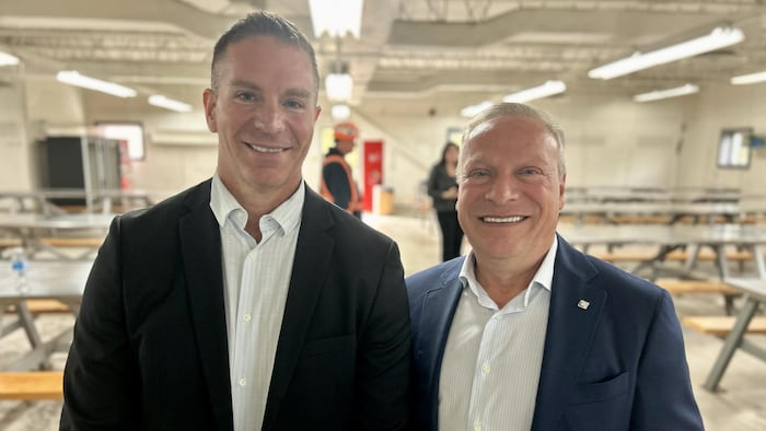 Frédéric Pinard et Michel Gagnon.