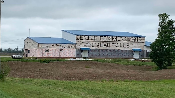 Le centre communautaire d'Acadieville en 2019.