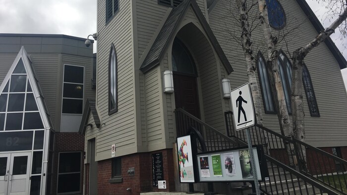 La façade du Centre des arts d'Edmundston.