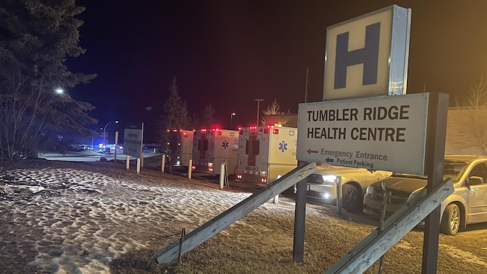 Le centre médical de Tumbler Ridge.