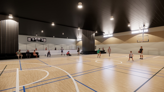 Image de planification d'un gymnase