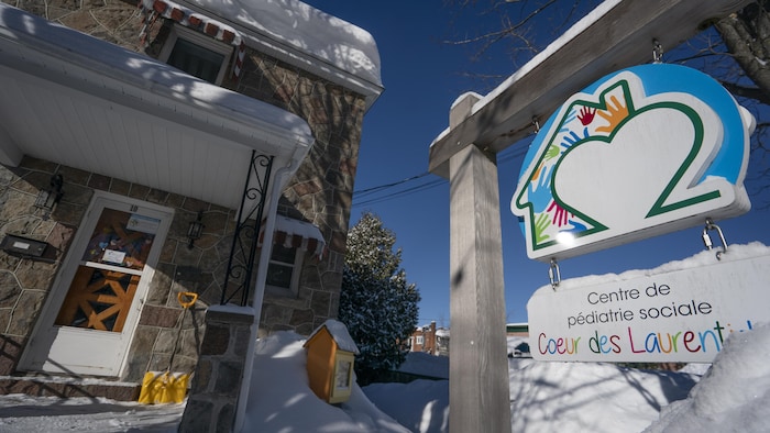 Le Centre de pédiatrie sociale Cœur des Laurentides, à Sainte-Agathe-des-Monts.