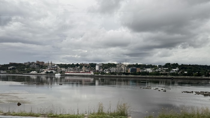 Le centre-ville de Chicoutimi.