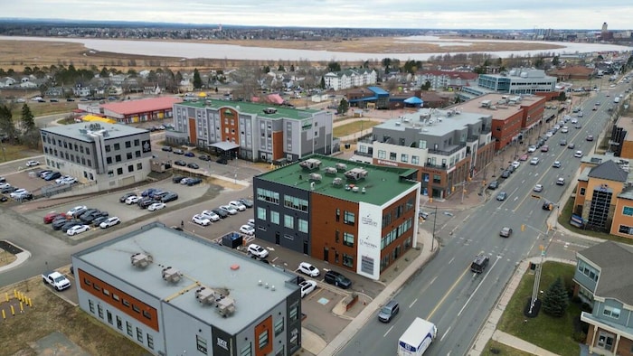Le centre-ville de Dieppe.