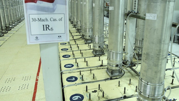 Centrifuge in a factory.