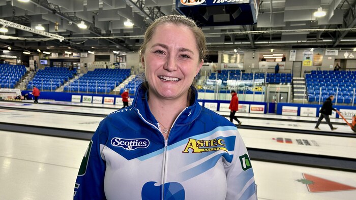 Penny Barker, curleuse saskatchewanaise, le 08 janvier 2026.