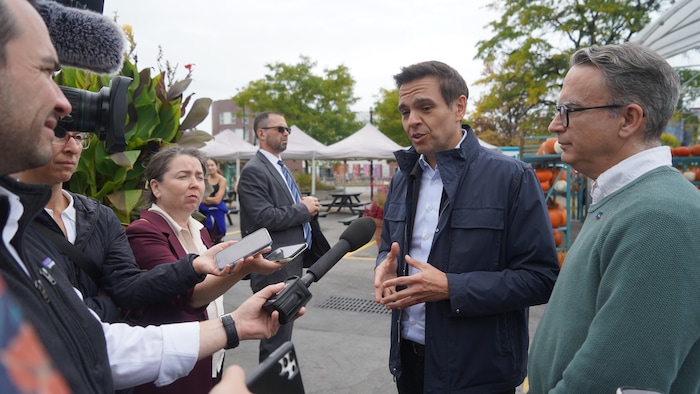 Le chef du parti libéral du Québec, Charles Milliard.