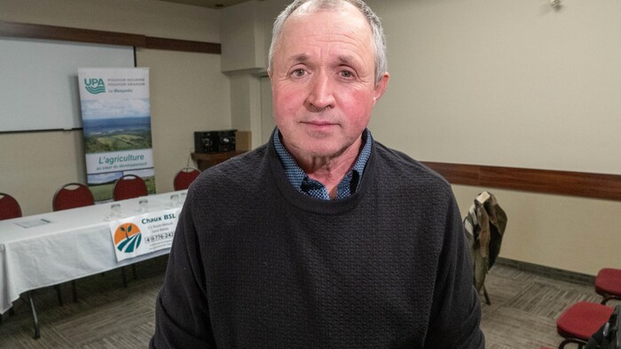 Portrait de François Morissette, président de la coopérative des producteurs de chaux du Bas-Saint-Laurent