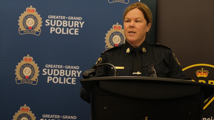 Sara Cunningham, la cheffe des services policiers du Grand Sudbury