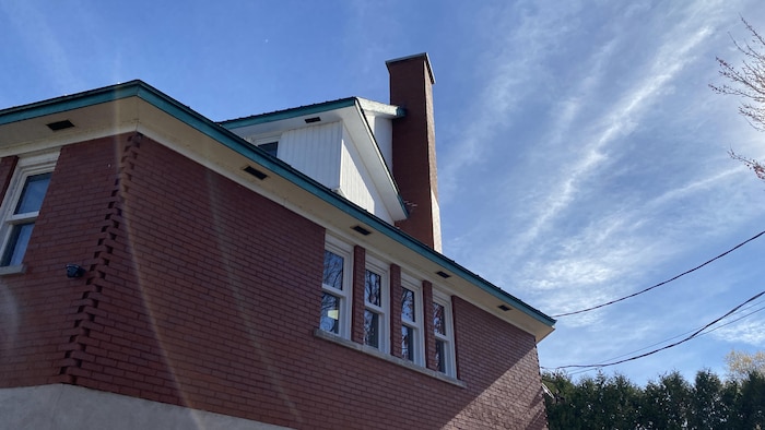 La cheminée du centre communautaire de Martinville.
