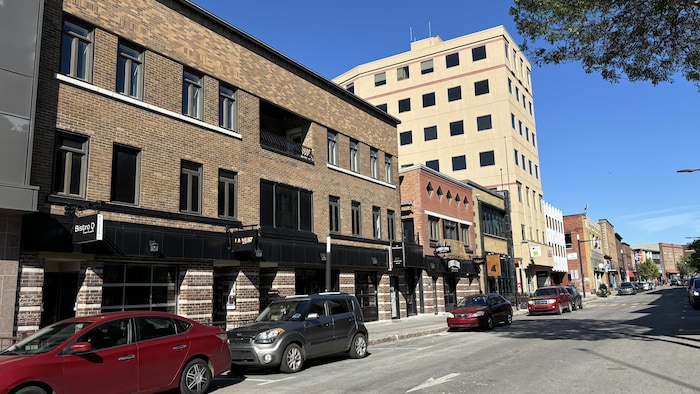 La rue Racine à Chicoutimi.