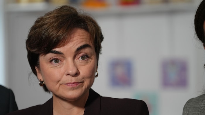 Gros plan de Christine Fréchette.