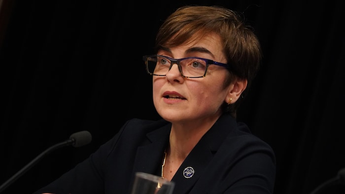 Christine Fréchette, députée de Sanguinet et ministre de l’Immigration, de la Francisation et de l’Intégration.