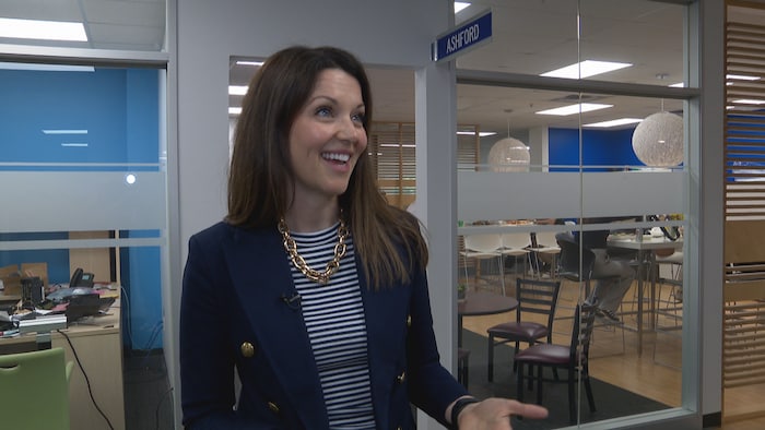 La cheffe de ressources humaines chez Dejero, Christine Vigna.