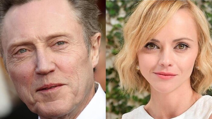 Les visages de Christopher Walken et Christina Ricci.