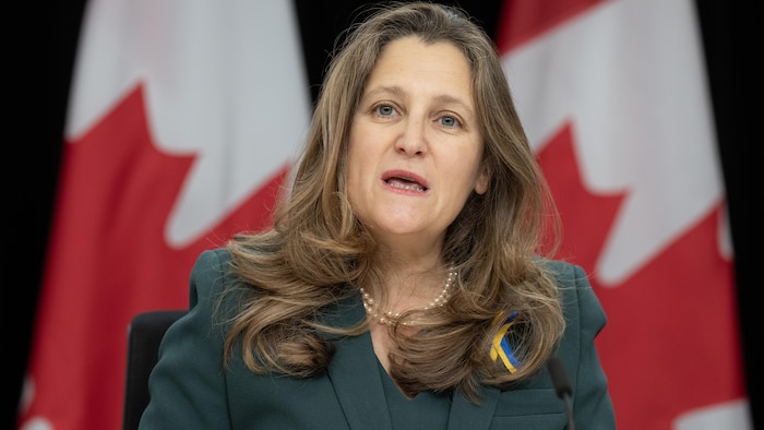 HSBC Canada Pense Pouvoir Conclure Sa Fusion Avec RBC D S Le D But De   Chrystia Freeland Portrait Canada.JPG